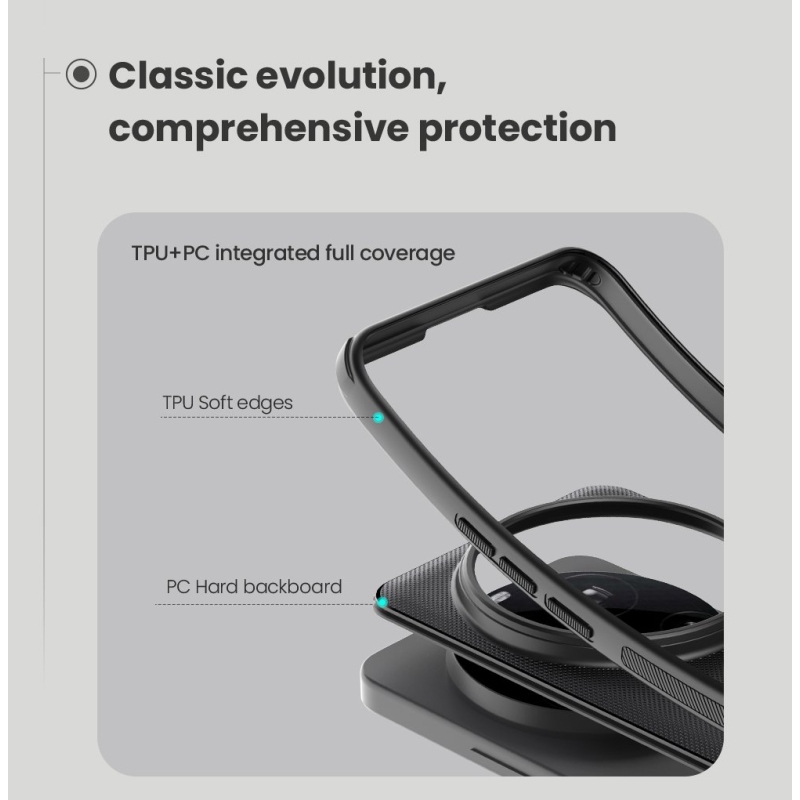 Nillkin Super Frosted PRO mágneses hátlap Xiaomi 15 Ultra Fekete