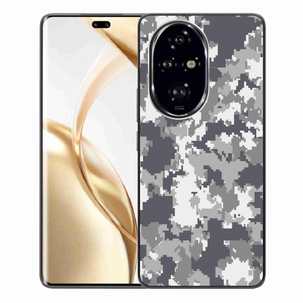 Zselés borítás mmCase a Honor 200 Pro 5G számára - álcázó minta 2