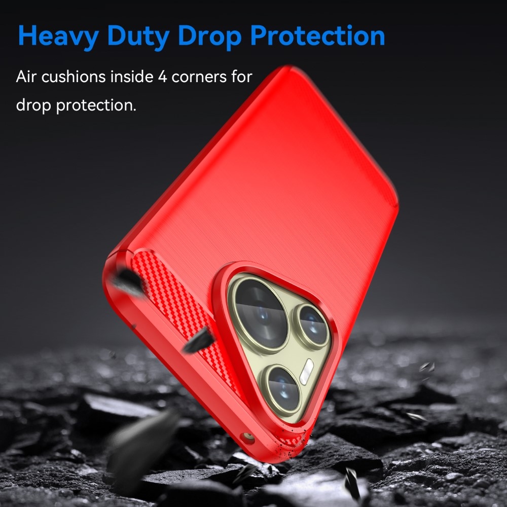 Szénálló zselés tok a Huawei Pura 70-hez - piros