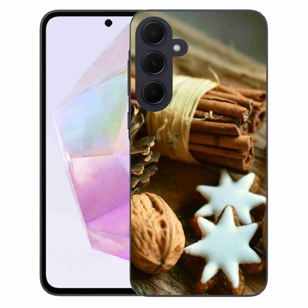 Gél borítás mmCase Samsung Galaxy A35 5G - fahéj és mézeskalács - Samsung Galaxy A35 5G számára