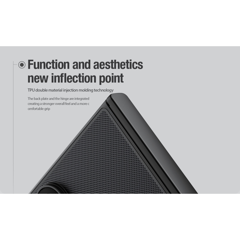 Nillkin Super Frosted FOLD mágneses hátlap a Samsung Galaxy Z Fold 8-hoz, fekete