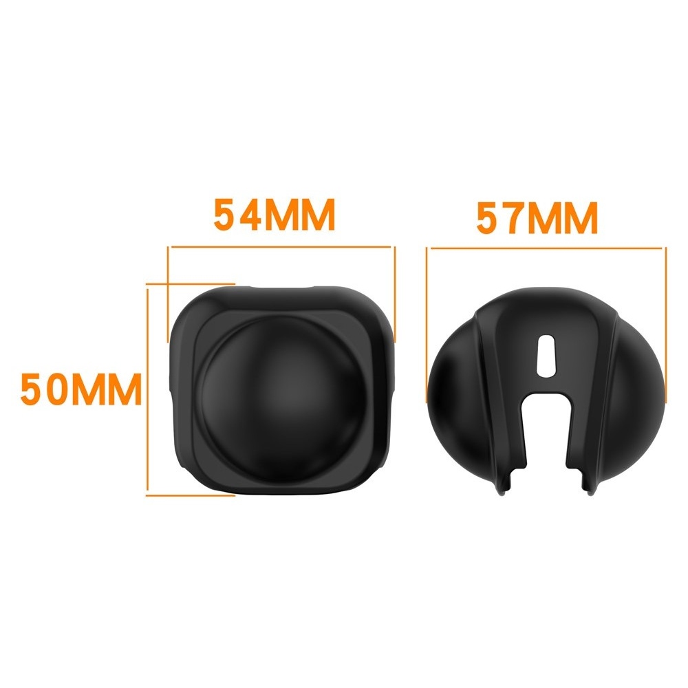Szilikon lencsevédő Insta360 X5 és X4 készülékekhez - fekete