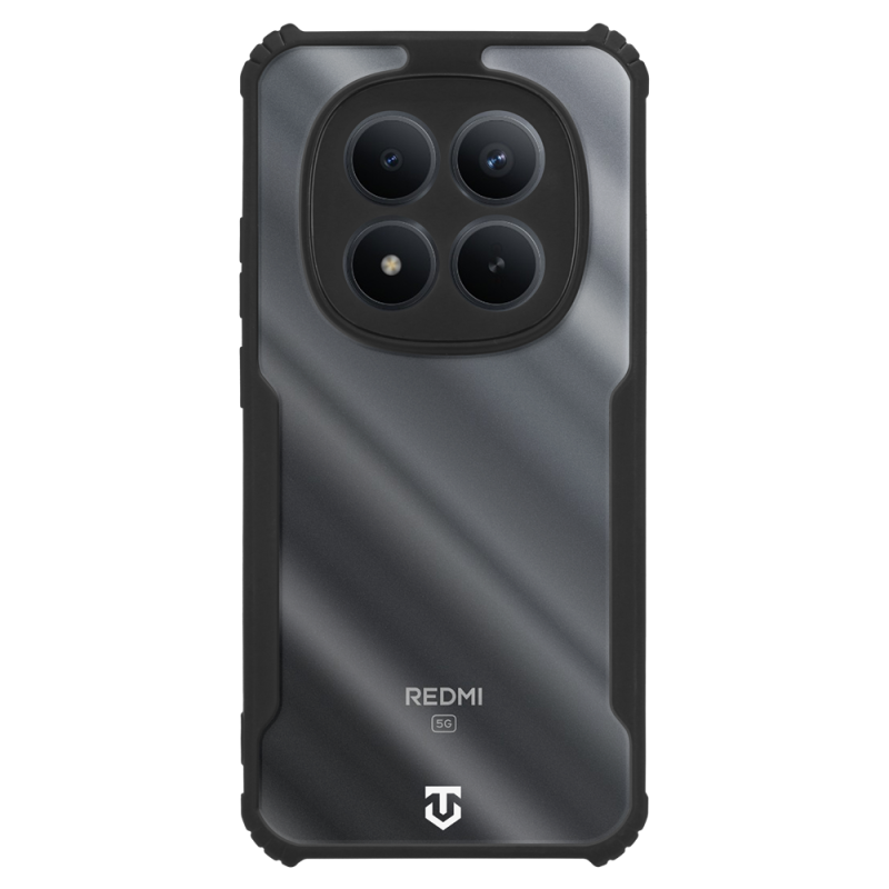 Taktikai Quantum Stealth Cover a Xiaomi Redmi Note 15 Pro + 5G/Poco M8 Pro számára Clear/Black