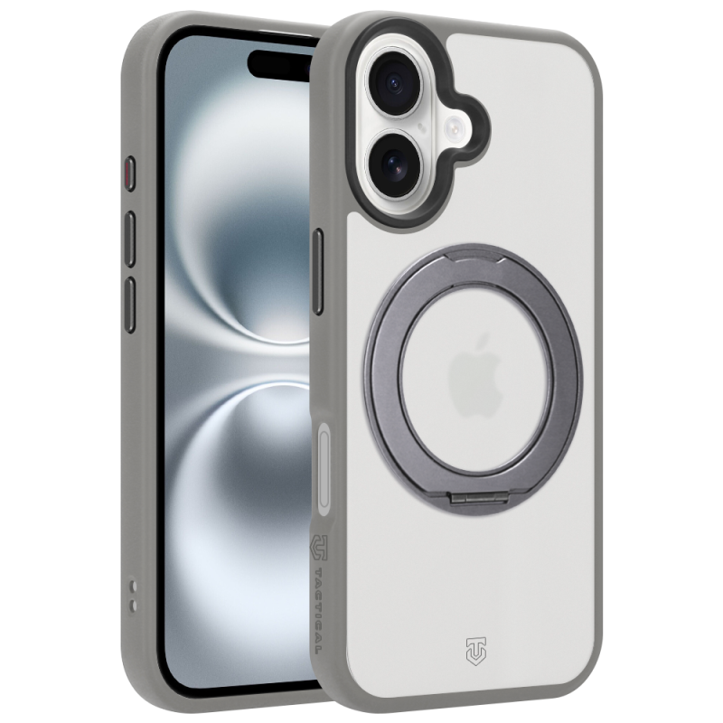 Tactical MagForce Hyperstand tok az Apple iPhone 16-hoz, világosszürke