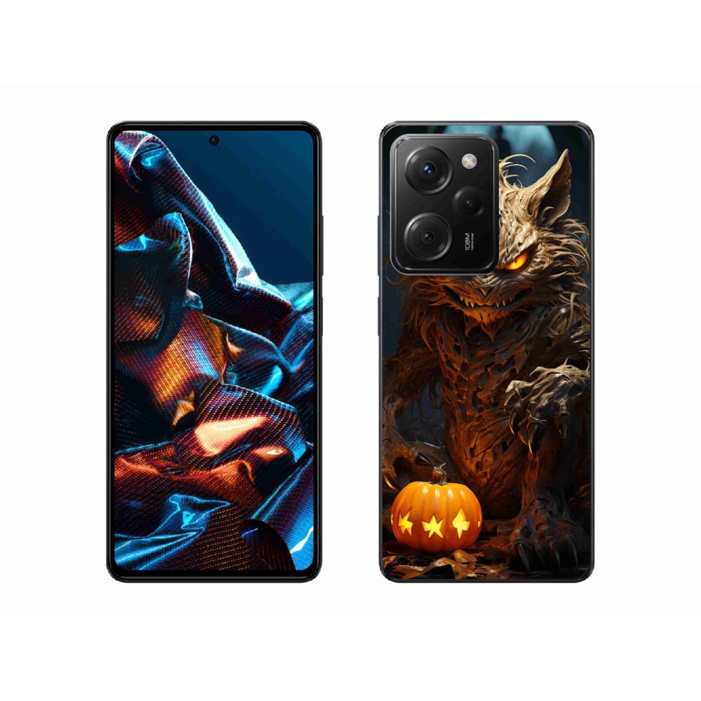 Gél borítás mmCase a Xiaomi Poco X5 Pro 5G számára - Halloween szörnyeteg