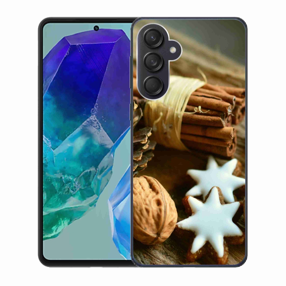 Gél borítás mmCase Samsung Galaxy M55 5G - fahéj és mézeskalács - Samsung Galaxy M55 5G számára