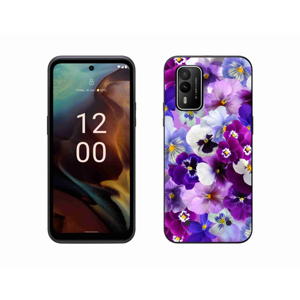 Zselés borítás mmCase a Nokia XR21 készülékhez - virágok 9