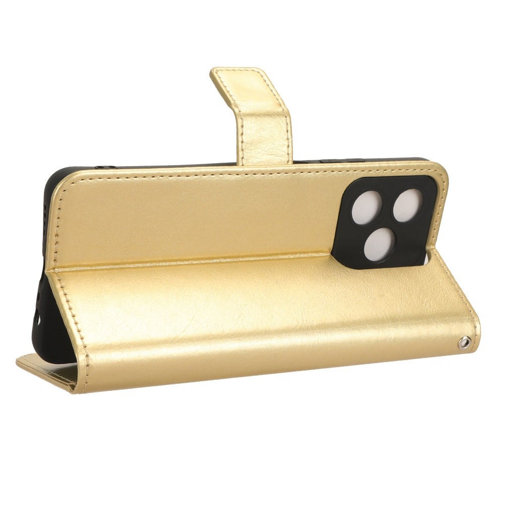 Őrült könyvtáska a Realme Note 50-hez - arany színben