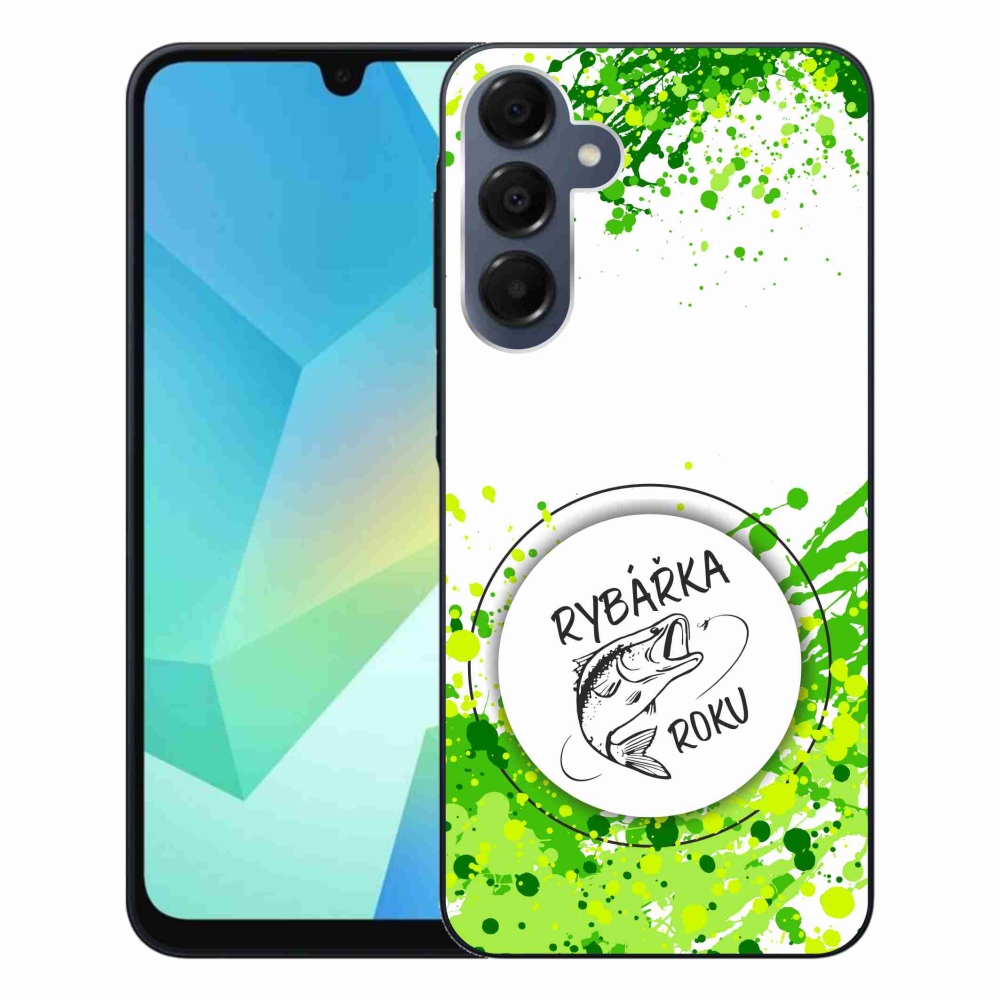 Gél borítás mmCase Samsung Galaxy A16 4G/5G - az év halászának fehér háttere