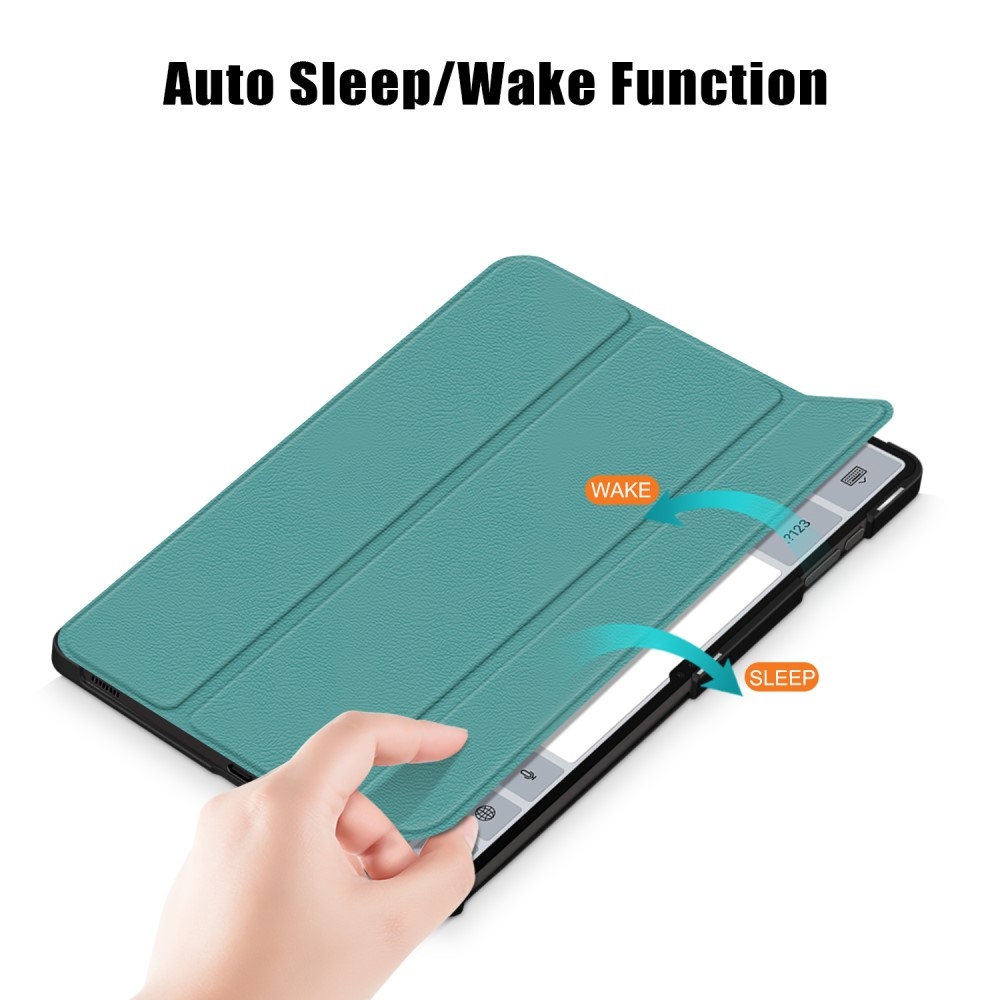Ügyes záró tok Samsung Galaxy Tab S9 Ultra/Tab S10 Ultra - zöld