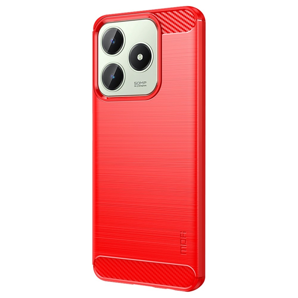 Szénálló zselés tok a Realme C61/C63 készülékhez - piros színben