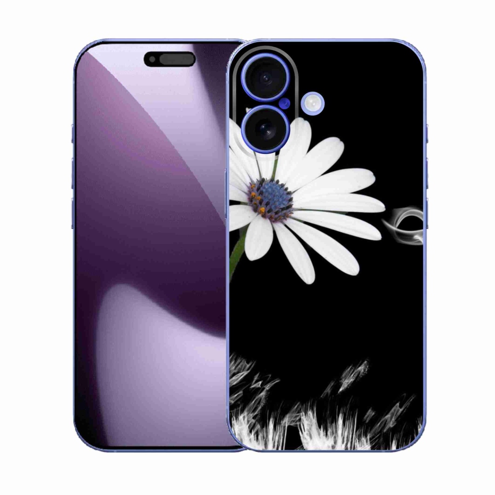 Gél védőhuzat mmCase iPhone 17 készülékhez - fehér virág