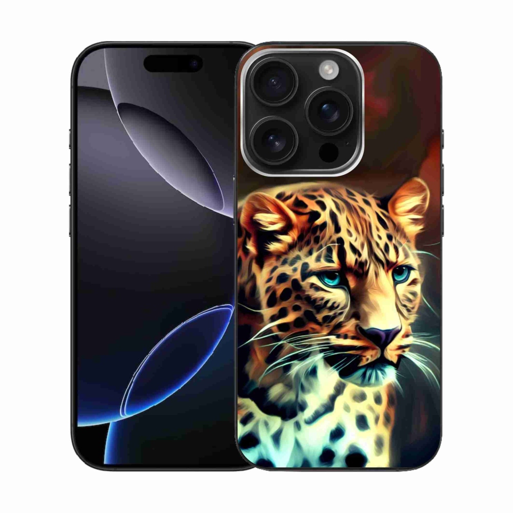 Zselés borítás mmCase iPhone 16 Pro készülékhez - leopárd