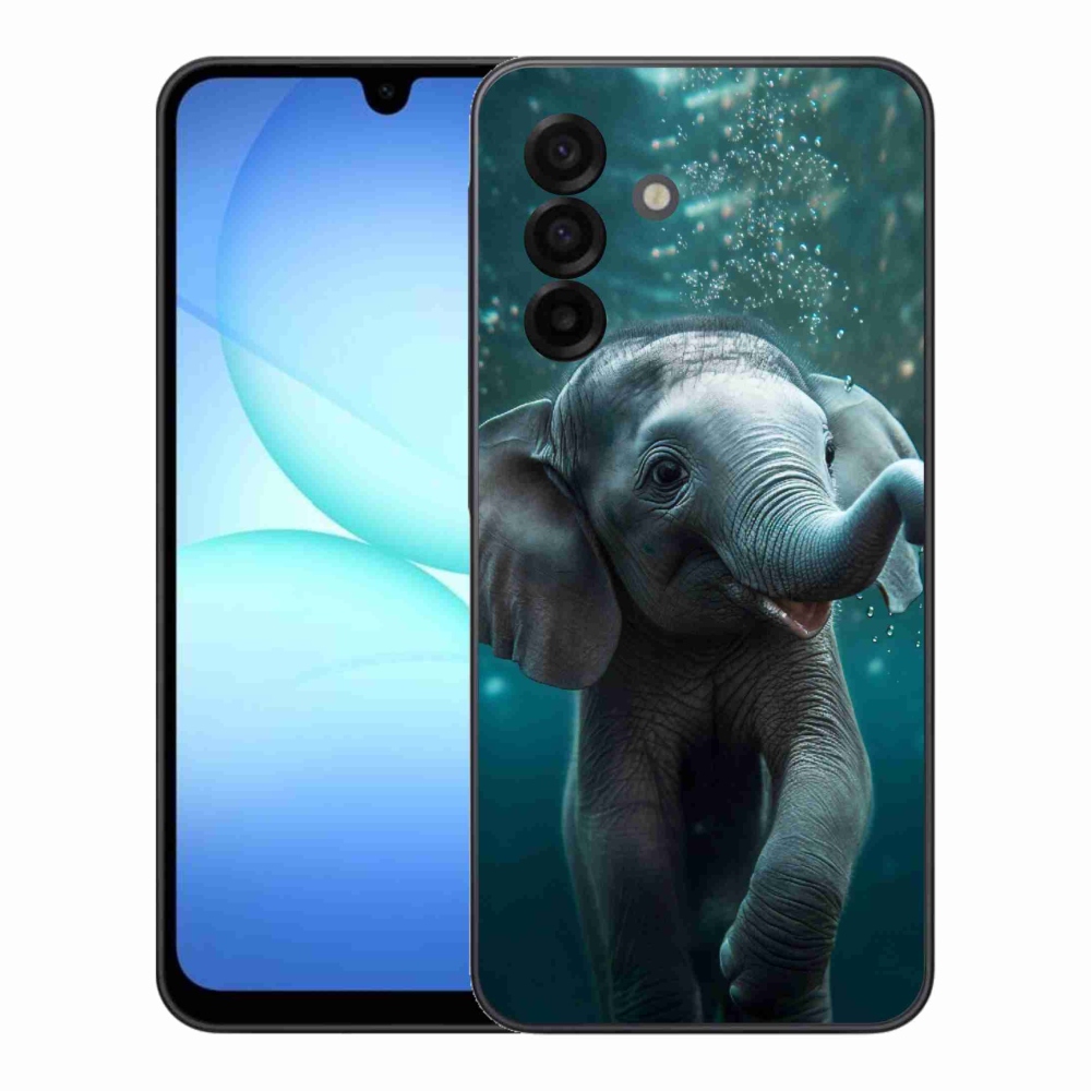 Zselés borítás mmCase Samsung Galaxy A17 4G/5G - elefánt a víz alatt