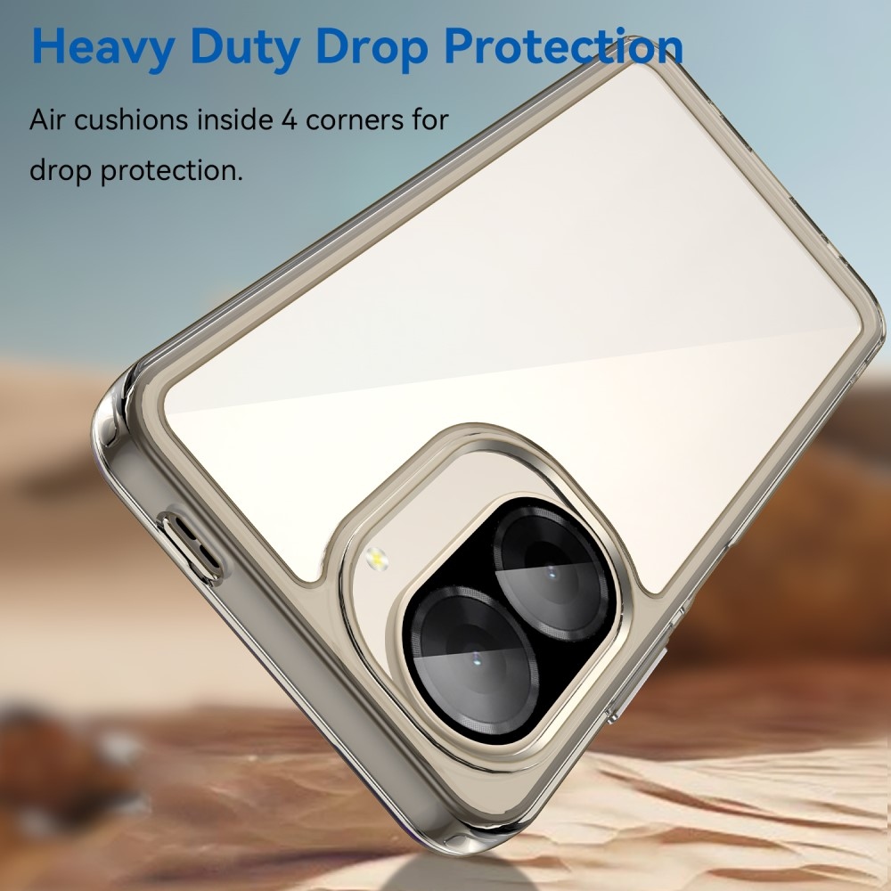 Gél tok kemény hátlappal Xiaomi Redmi A5 (173.45x79.35x8.45mm) - szürke