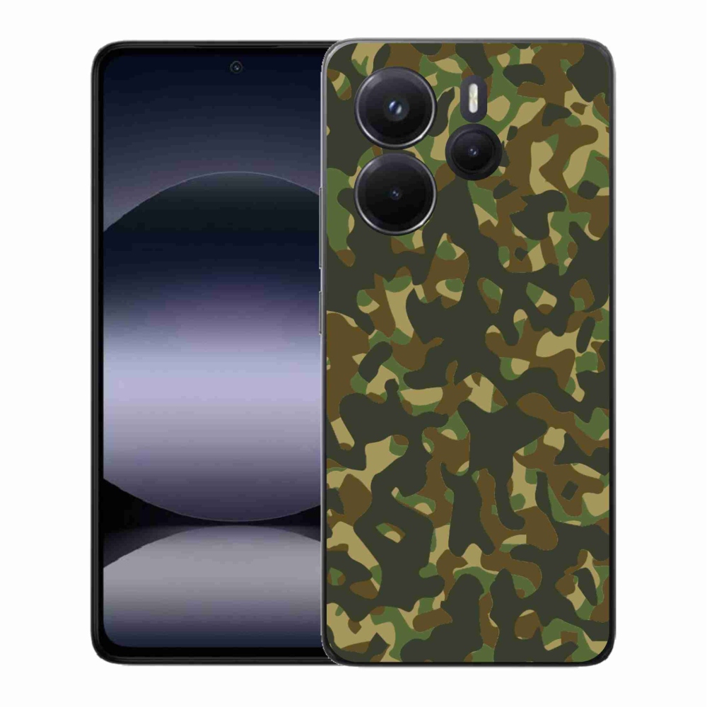 Gél borítás mmCase a Xiaomi Redmi Note 14-hez - terepszínű minta 1