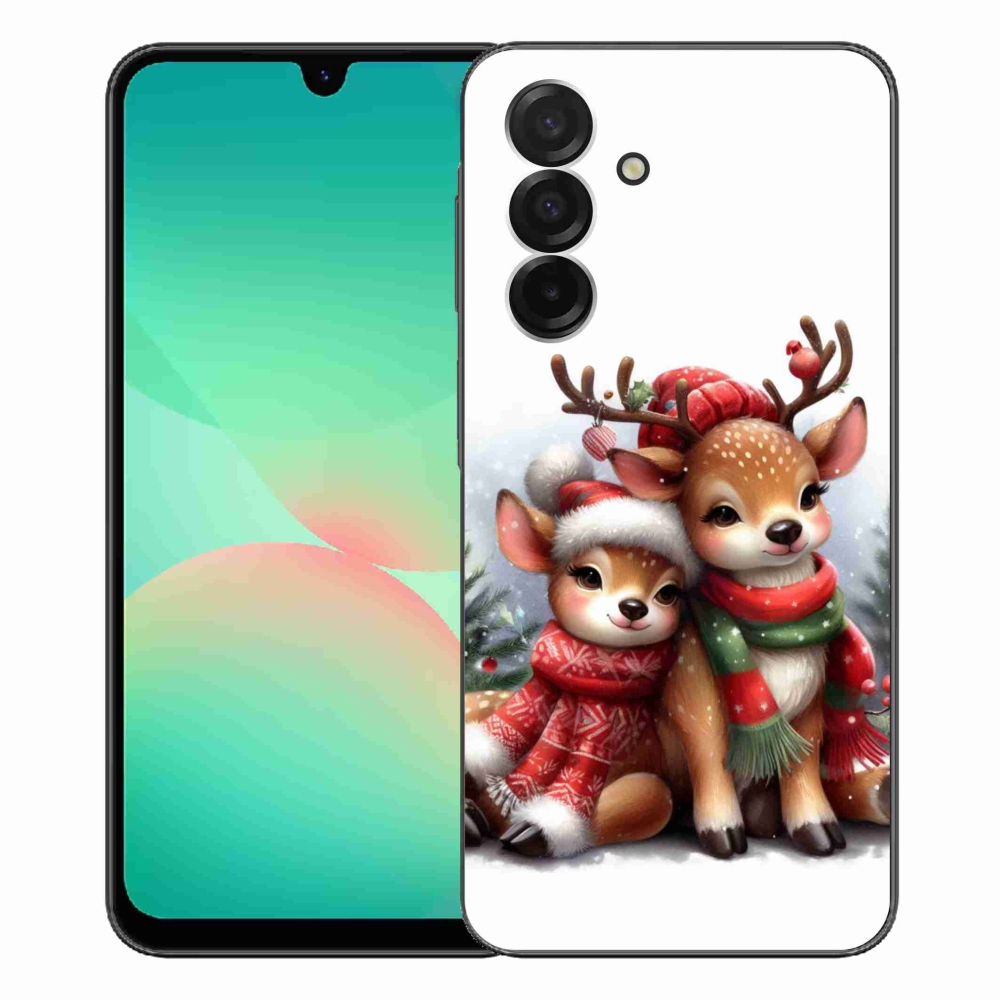 Gél borítás mmCase Samsung Galaxy A26 5G - karácsonyi rénszarvashoz