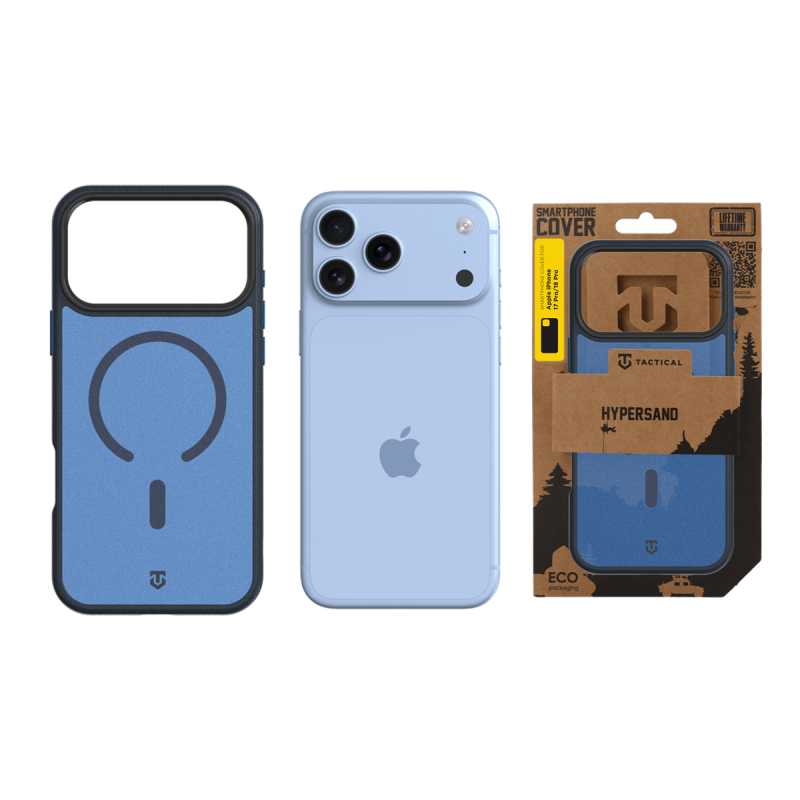 Tactical MagForce Hypersand tok az Apple iPhone 18 Pro/17 Pro készülékhez, mélykék színben