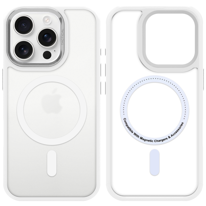 Tactical MagForce Hyperstealth 3.0 tok az Apple iPhone 16 Pro-hoz, hófehér