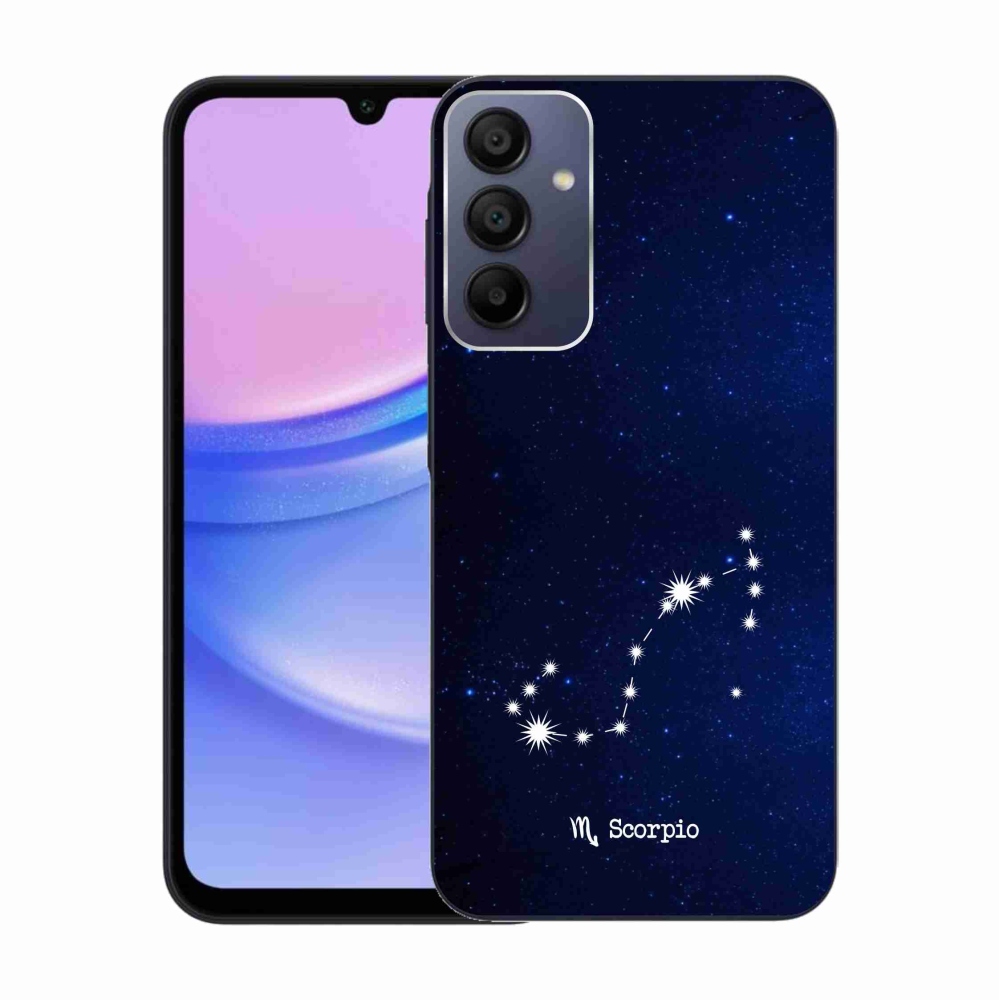 Gél borítás mmCase Samsung Galaxy A15 4G/5G - Skorpió csillagképhez