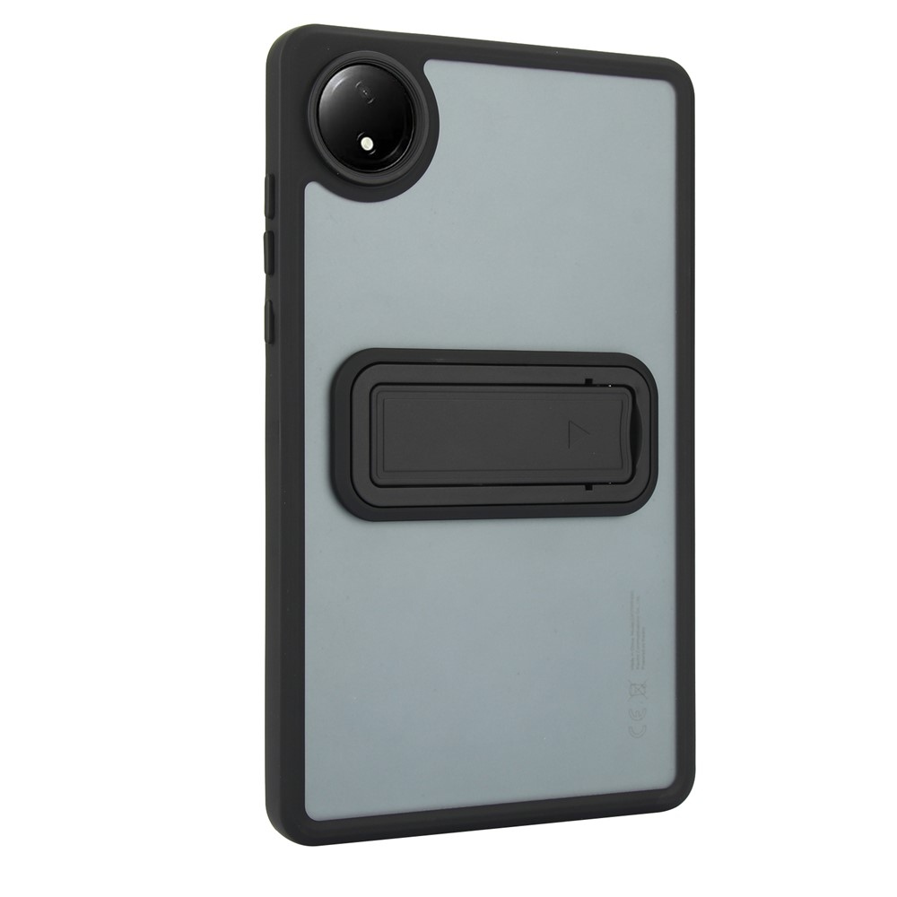 Skiny zselés tok fix hátlappal és flip állvánnyal Xiaomi Redmi Pad SE 8.7-hez - fekete