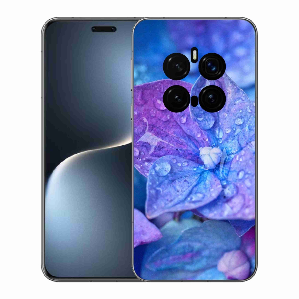 Gél borítás mmCase a Honor Magic 7 Pro 5G készülékhez - lila virág
