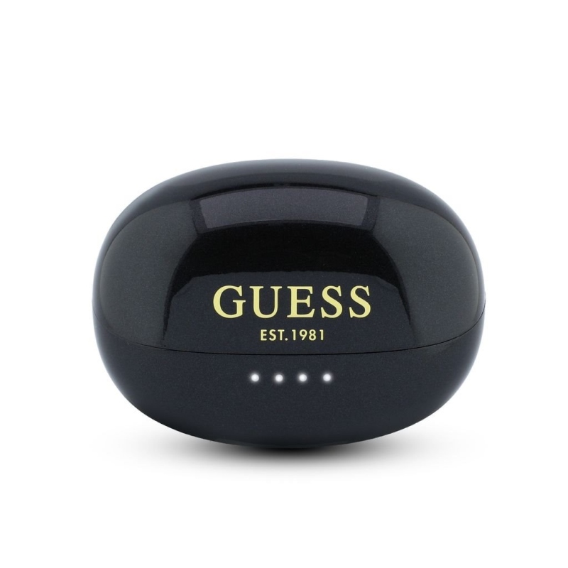 Guess Metallic Finish Classic Logo OWS vezeték nélküli fülhallgató, fekete