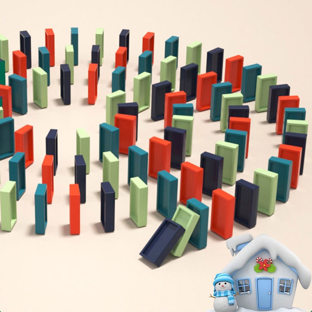 Elektromos dominó automata kockaelhelyezéssel – 120 db