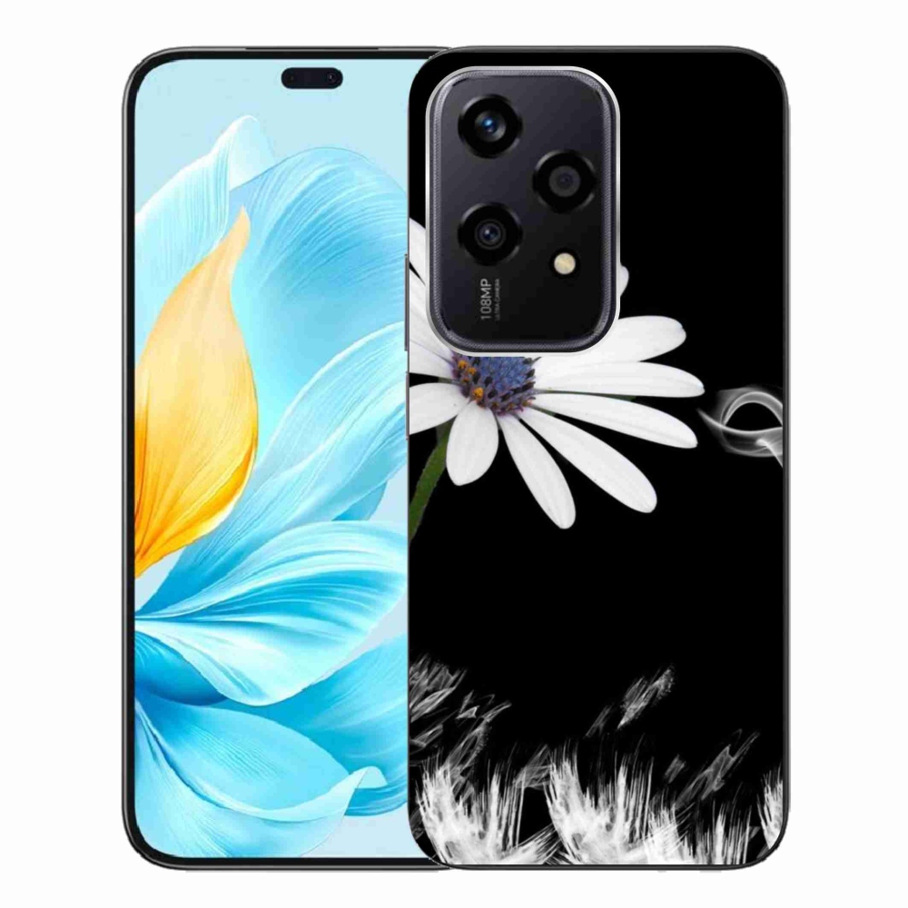 Zselés borító mmCase a Honor 200 Lite 5G készülékhez - fehér virág