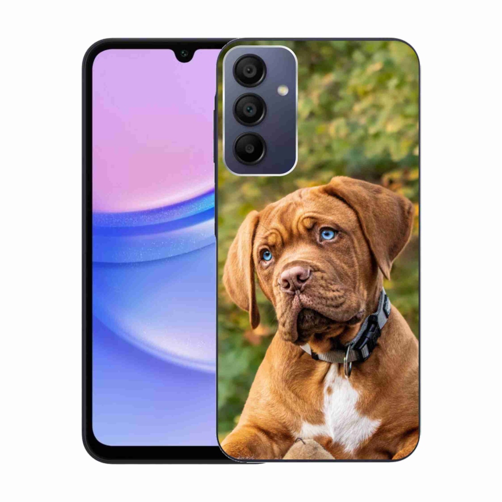 Gél borítás mmCase Samsung Galaxy A15 4G/5G - kölyökkutyakékhez
