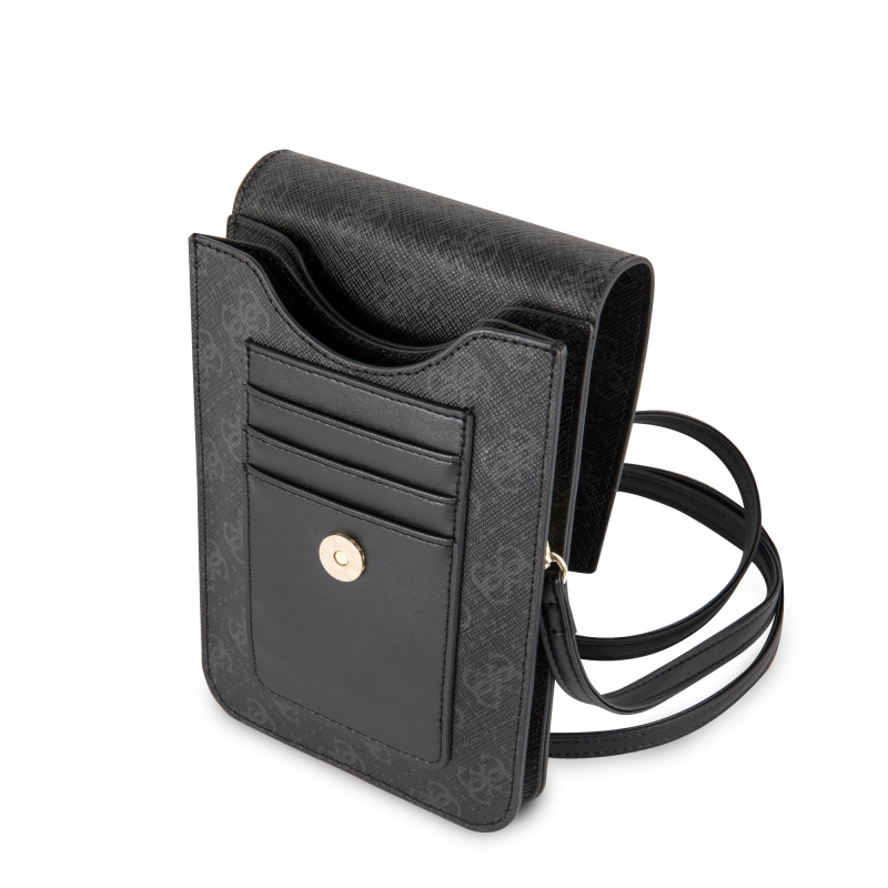 Guess 4G pénztárca univerzális tok fekete