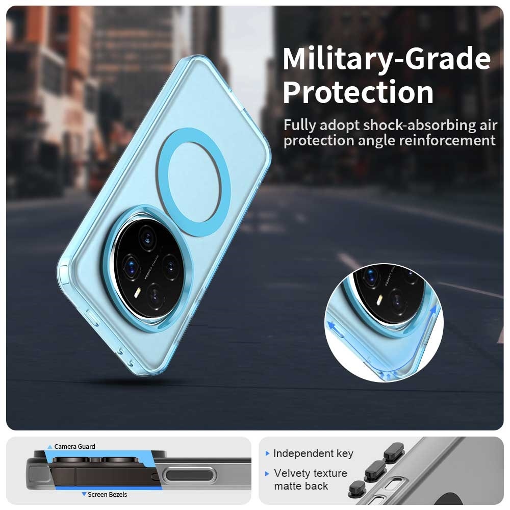 Candy zselés tok MagSafe-val a Honor Magic 7 Pro 5G-n - kék