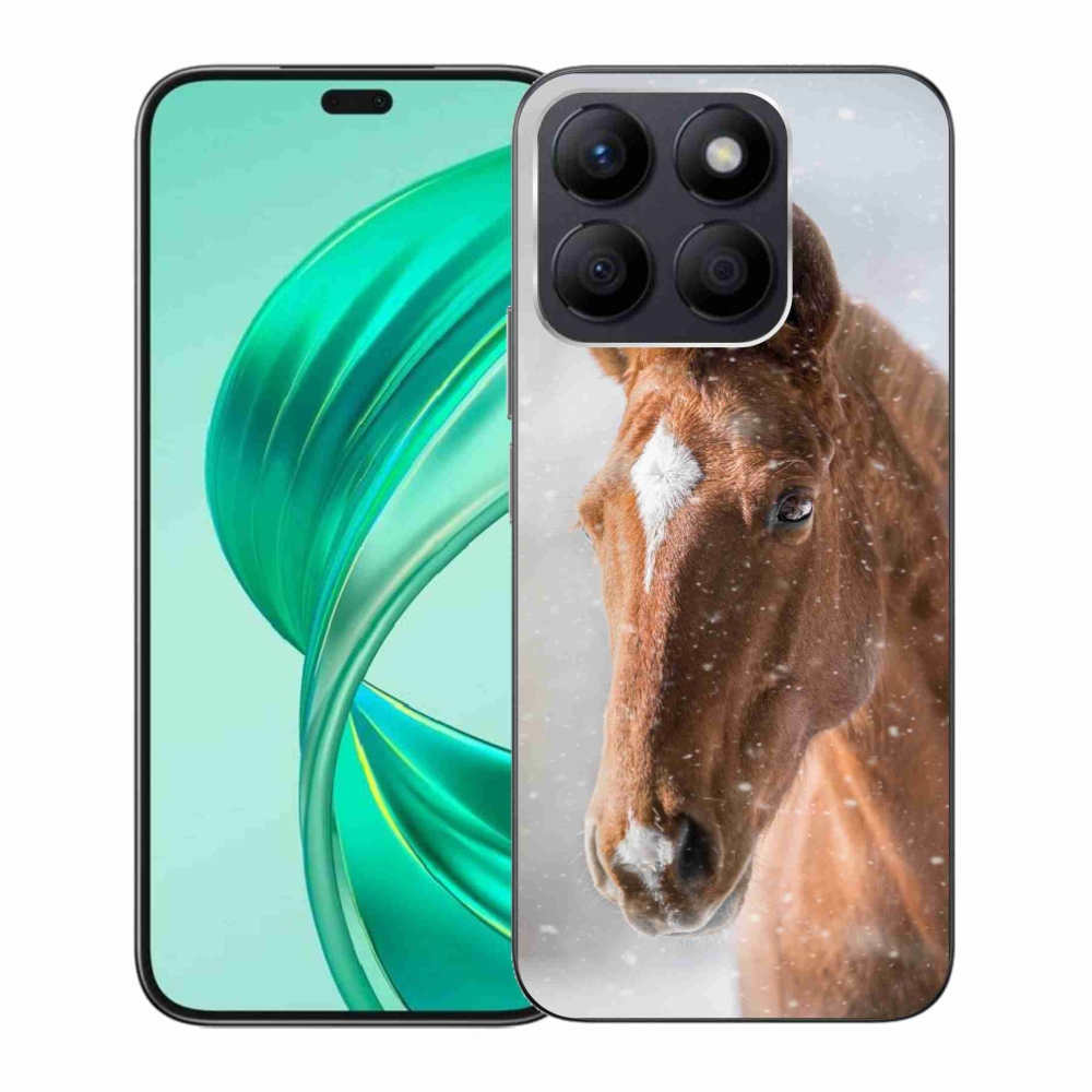 Zselés borítás mmCase a Honor X8b-hez - barna ló 2