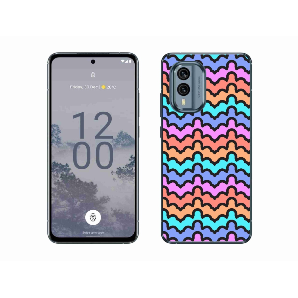 Zselés borítás mmCase a Nokia X30 5G készülékhez - absztrakt motívum 30