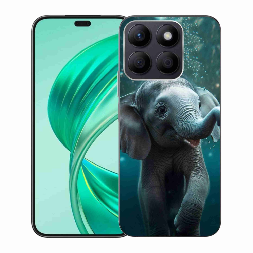 Zselés borítás mmCase a Honor X8b-hez - elefánt a víz alatt