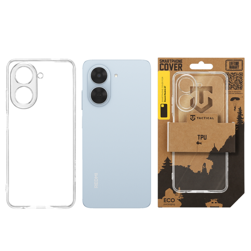 Tactical TPU tok a Xiaomi Redmi A7-hez – átlátszó