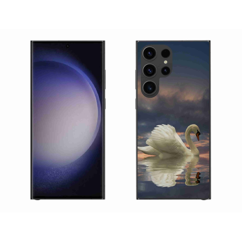 Zselés borítás mmCase Samsung Galaxy S23 Ultra 5G - hattyú