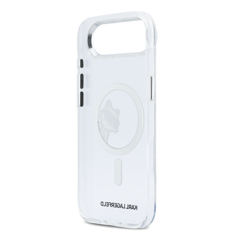 Karl Lagerfeld IML Choupette Peekaboo MagSafe hátlap iPhone Airhez átlátszó
