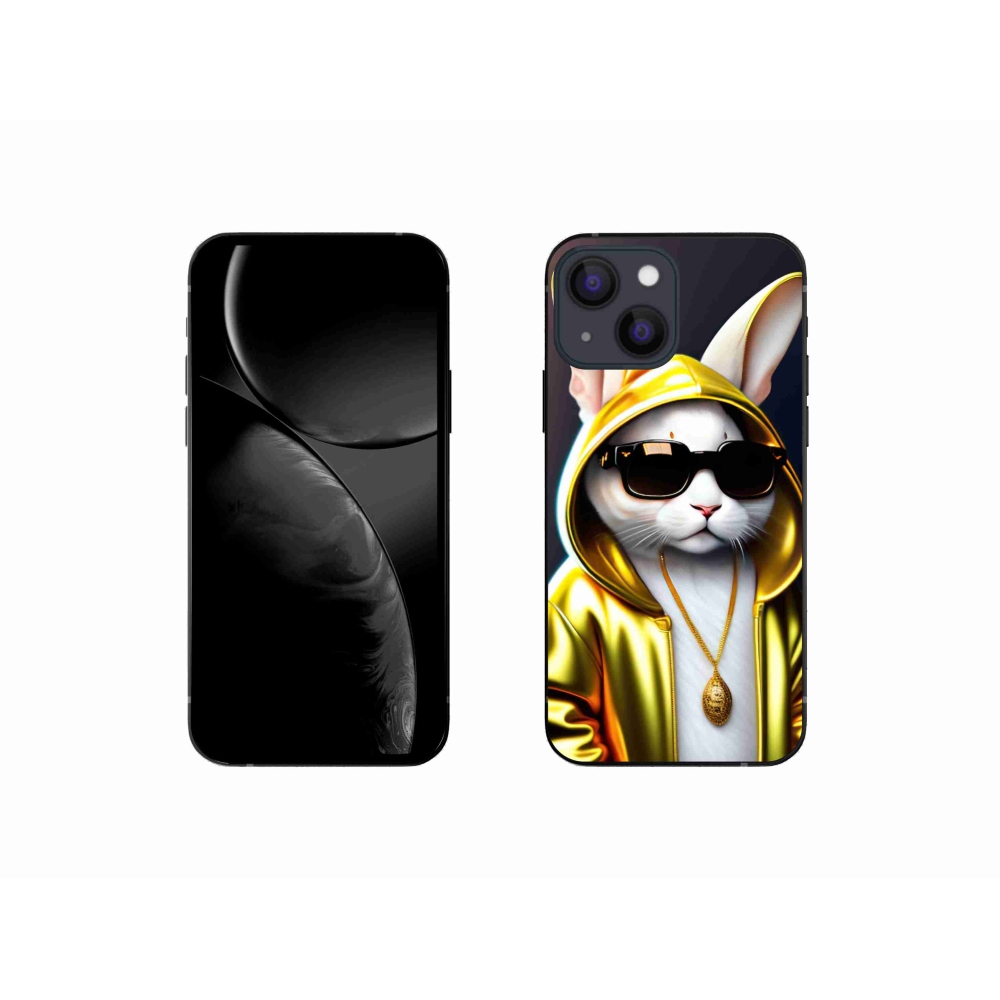 Zselés borítás mmCase iPhone 13 mini készülékhez - cat boss