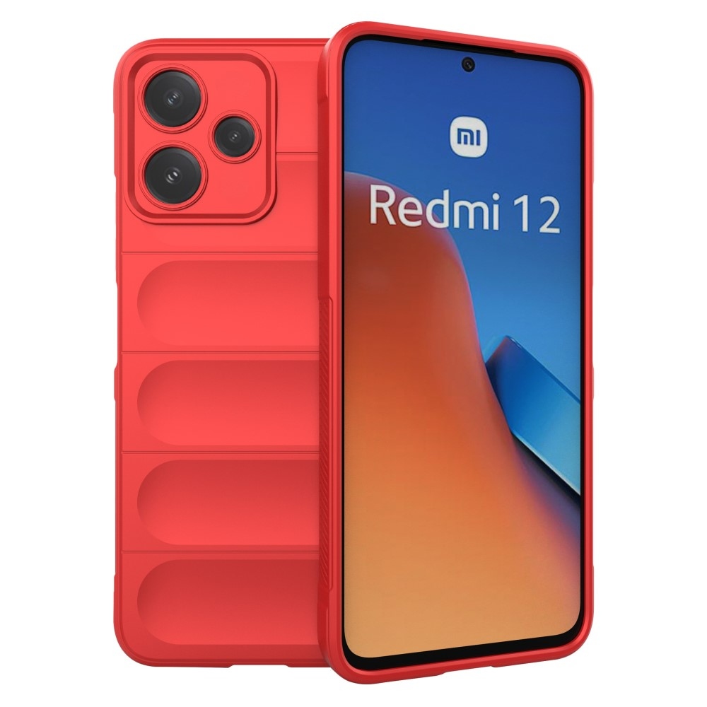Rugg tartós zselés tok Xiaomi Redmi 12 5G - piros