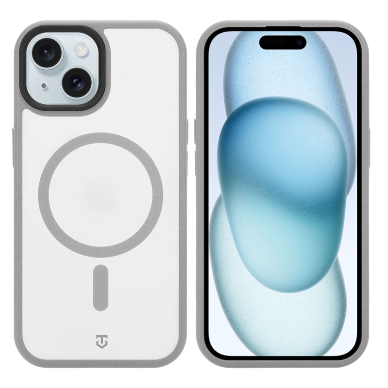 Tactical MagForce Hypersand tok az Apple iPhone 15-hez, világosszürke