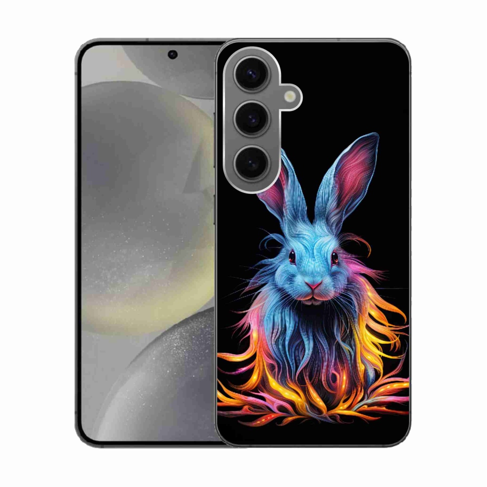 Zselés borítás mmCase Samsung Galaxy S24 készülékhez - absztrakt nyúl
