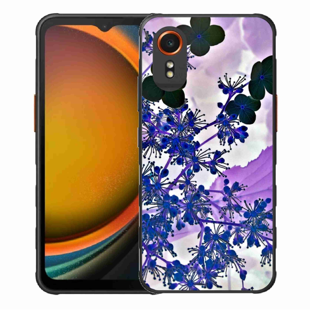 Gél borítás mmCase Samsung Galaxy Xcover 7 készülékhez - hortenzia virág