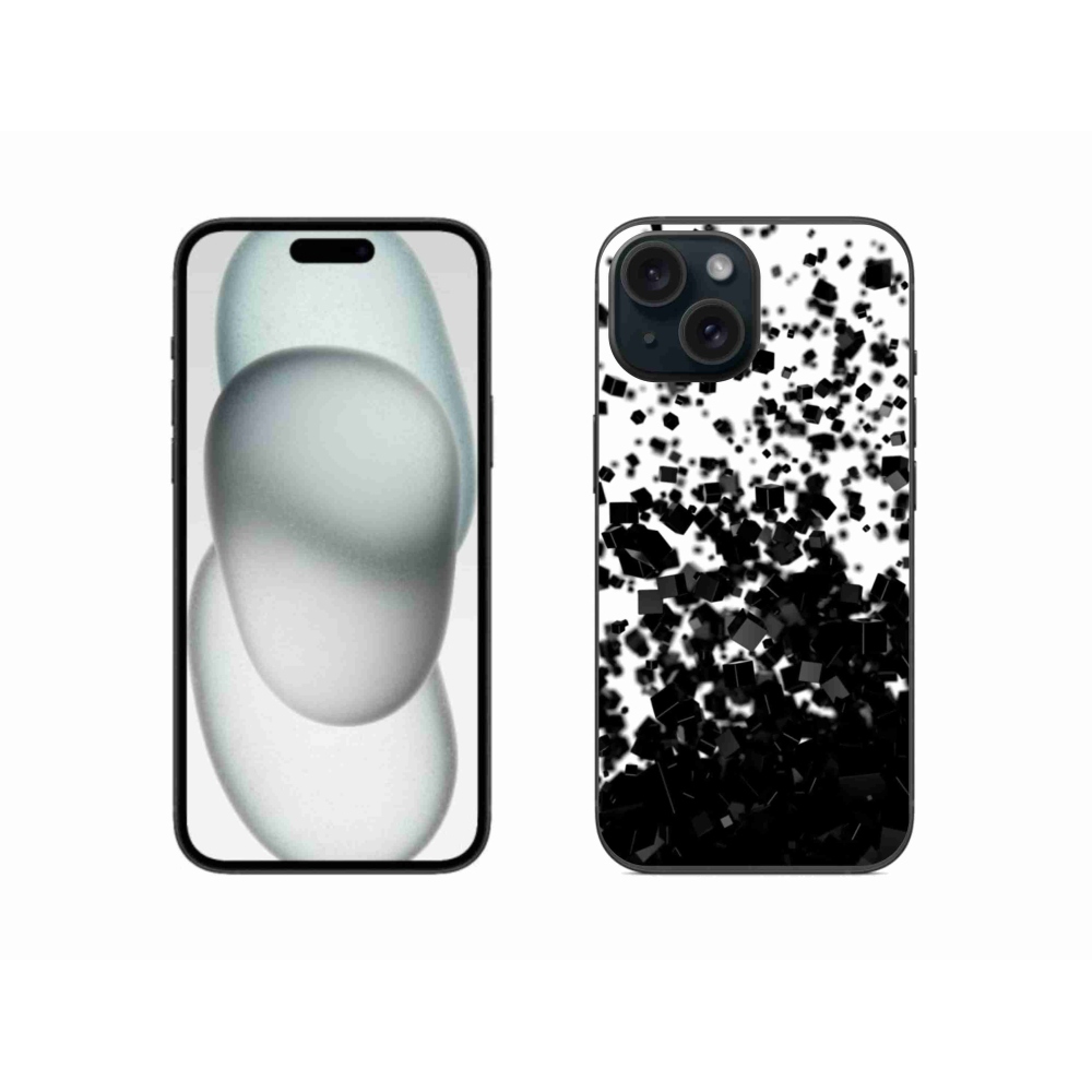 Zselés borítás mmCase iPhone 15 készülékhez - absztrakt minta 1