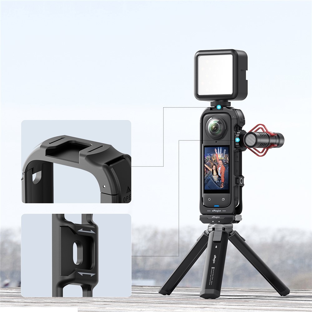 AMAGISN gyorskioldós védőkeret Insta360 X5-höz