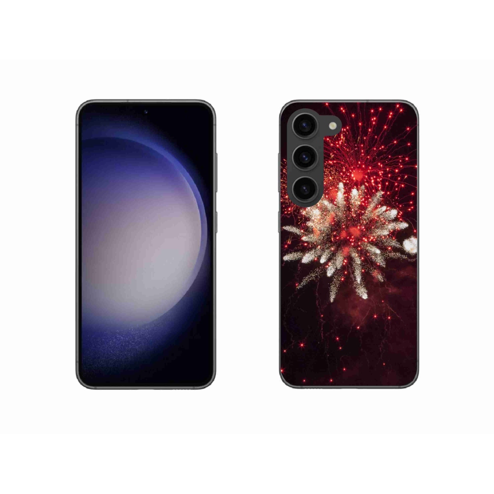 Gél borítás mmCase Samsung Galaxy S23 5G - tűzijáték