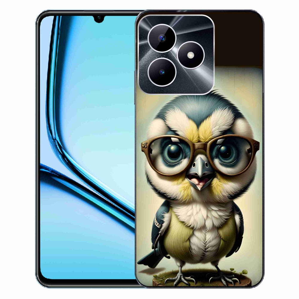 Zselés borítás mmCase a Realme Note 50 - cub szemüveggel