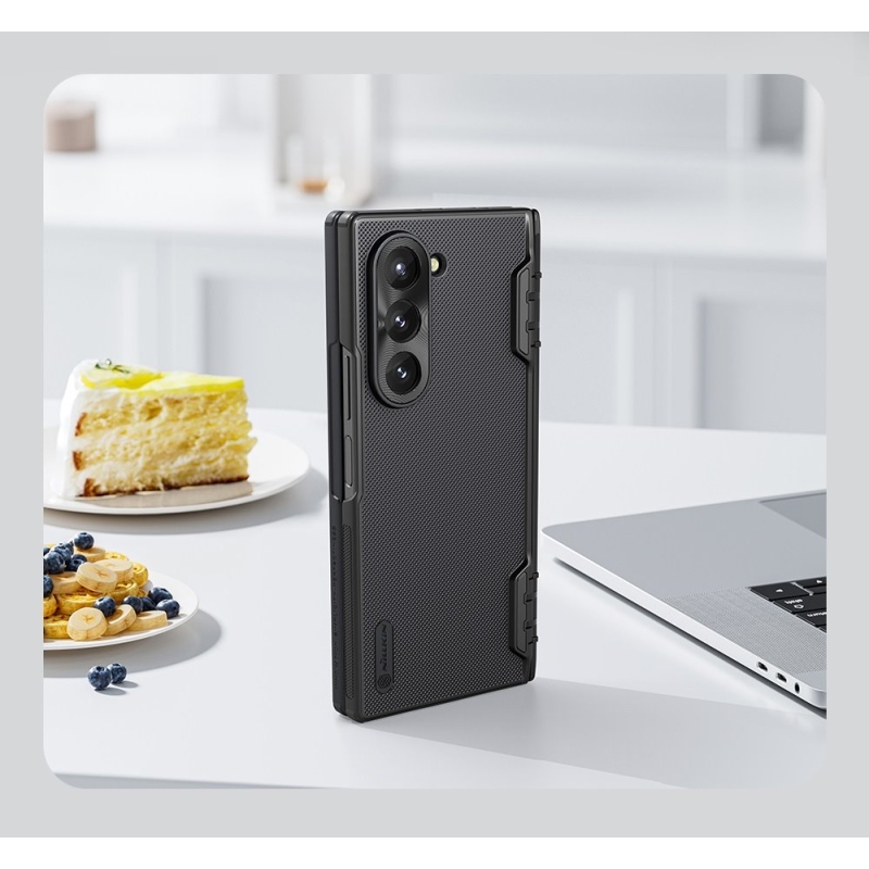Nillkin Super Frosted FOLD hátlap a Samsung Galaxy Z Fold 6-hoz Fekete fekete