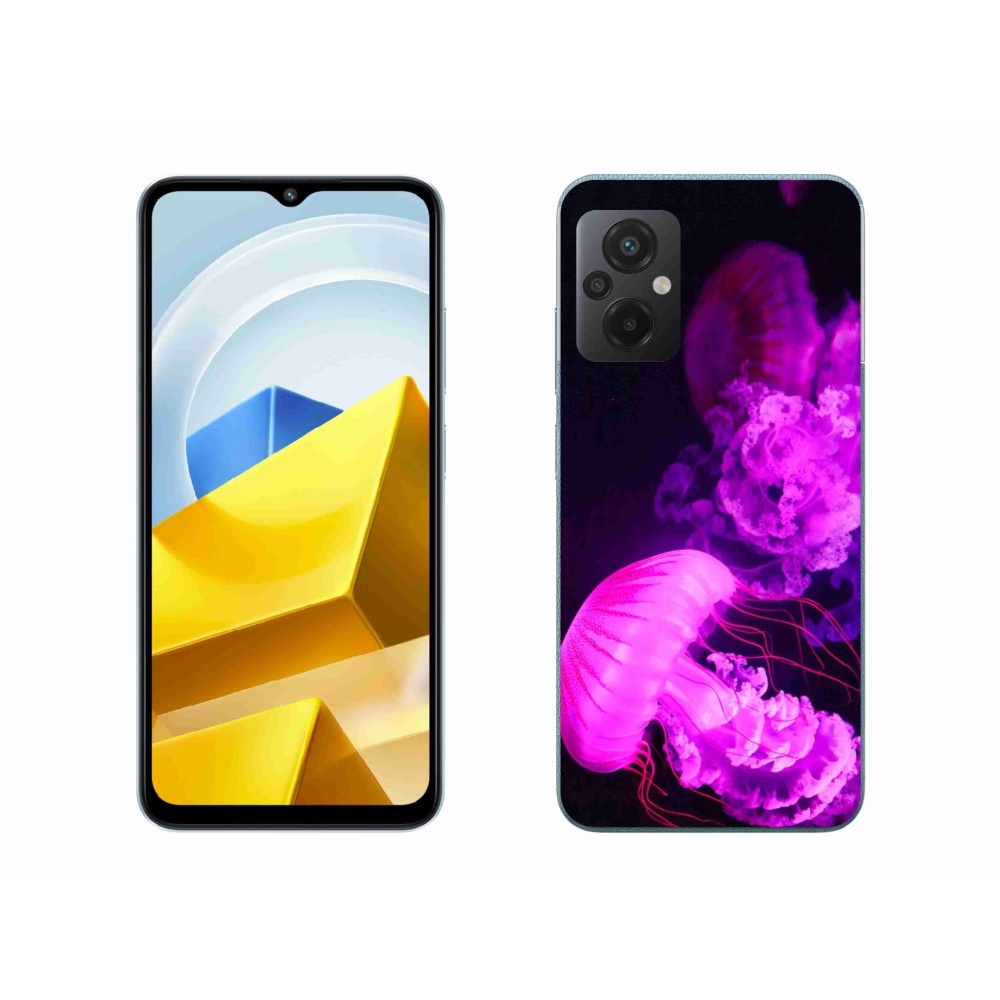 Gél borítás mmCase a Xiaomi Poco M5 4G-hez - medúza 1