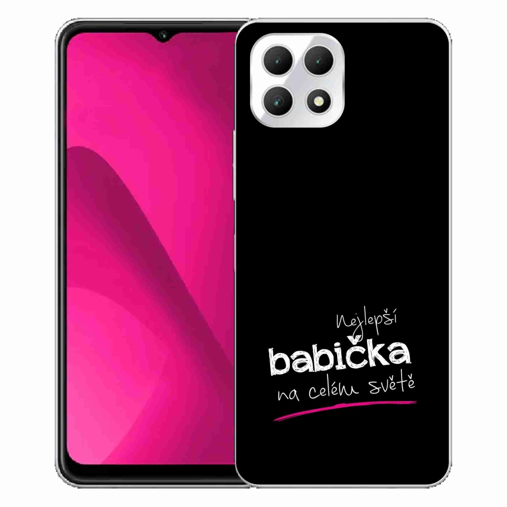 Gél borító mmCase a T-Mobile T Phone 2 készülékhez - Best Grandma 4 fekete háttérrel